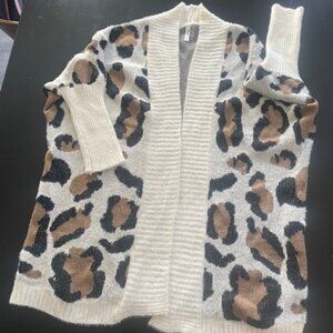 ePretty Chicago Cardigan animal print Size M
